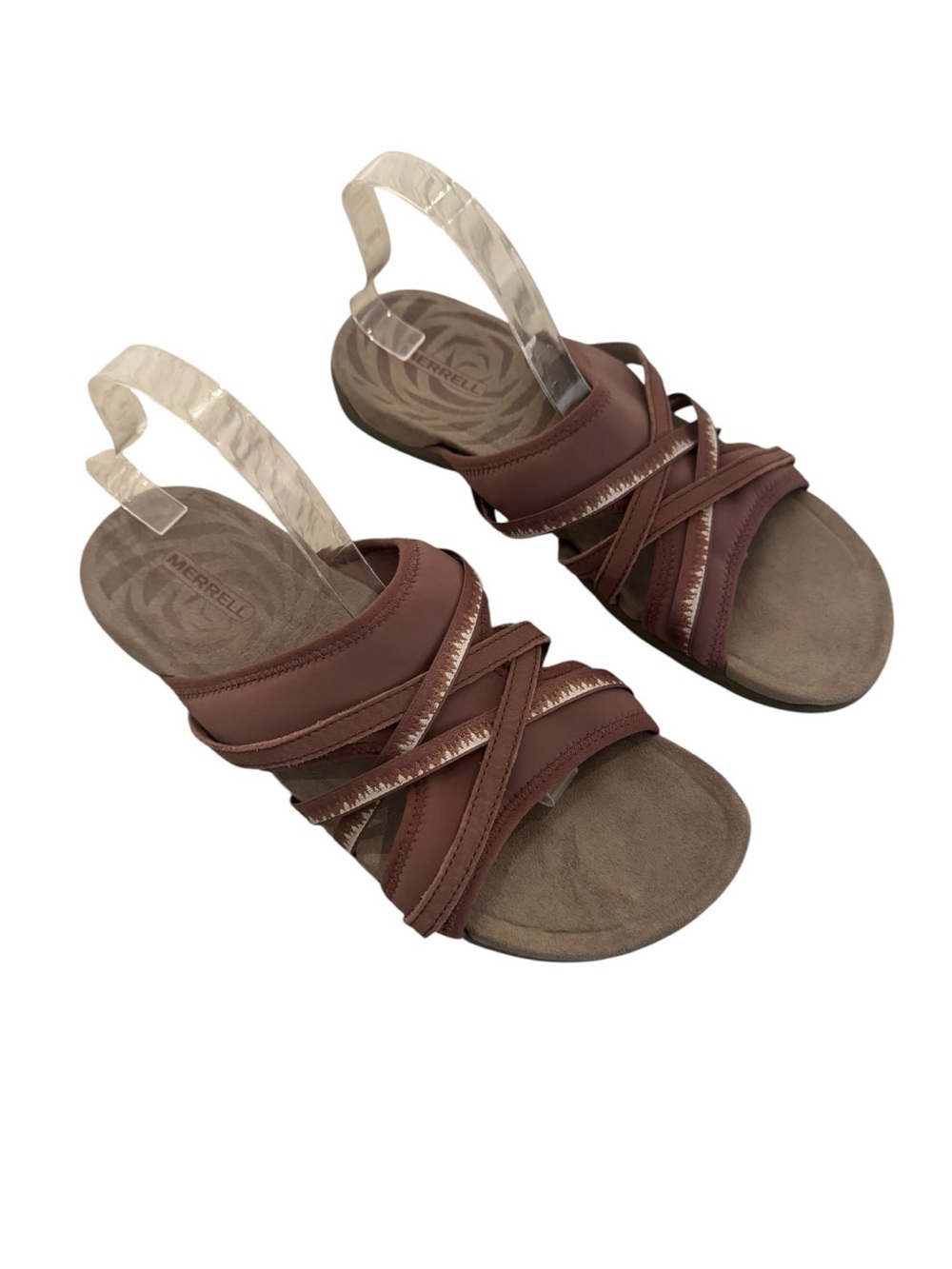 Merrell Women's Terran 3 Cush Slide sandals in a maroon color size 12